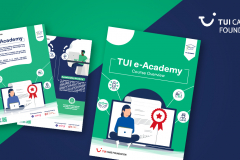 TUI E-ACADEMY COLLATERAL DESIGNS For TUI Care Foundation